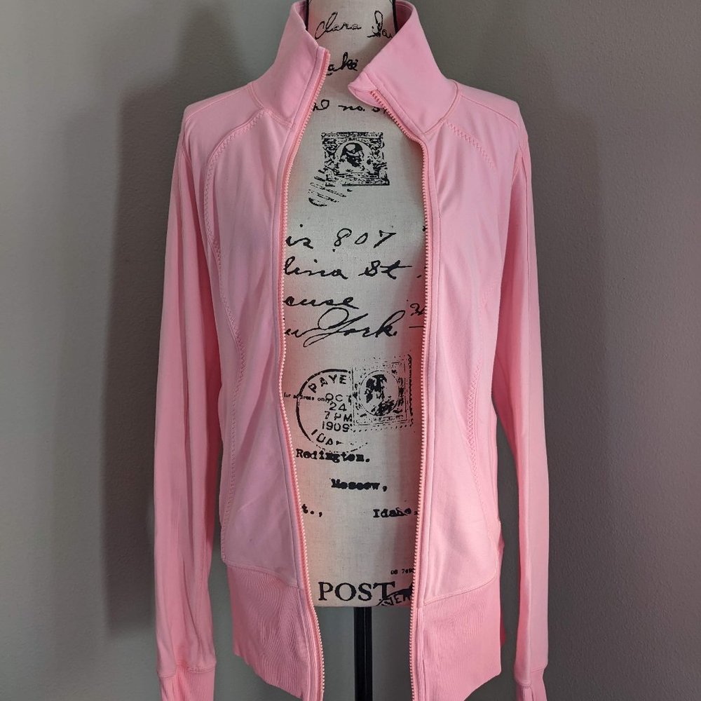 Lululemon Pink Double Zip Jacket size 6 - Picture 2 of 5